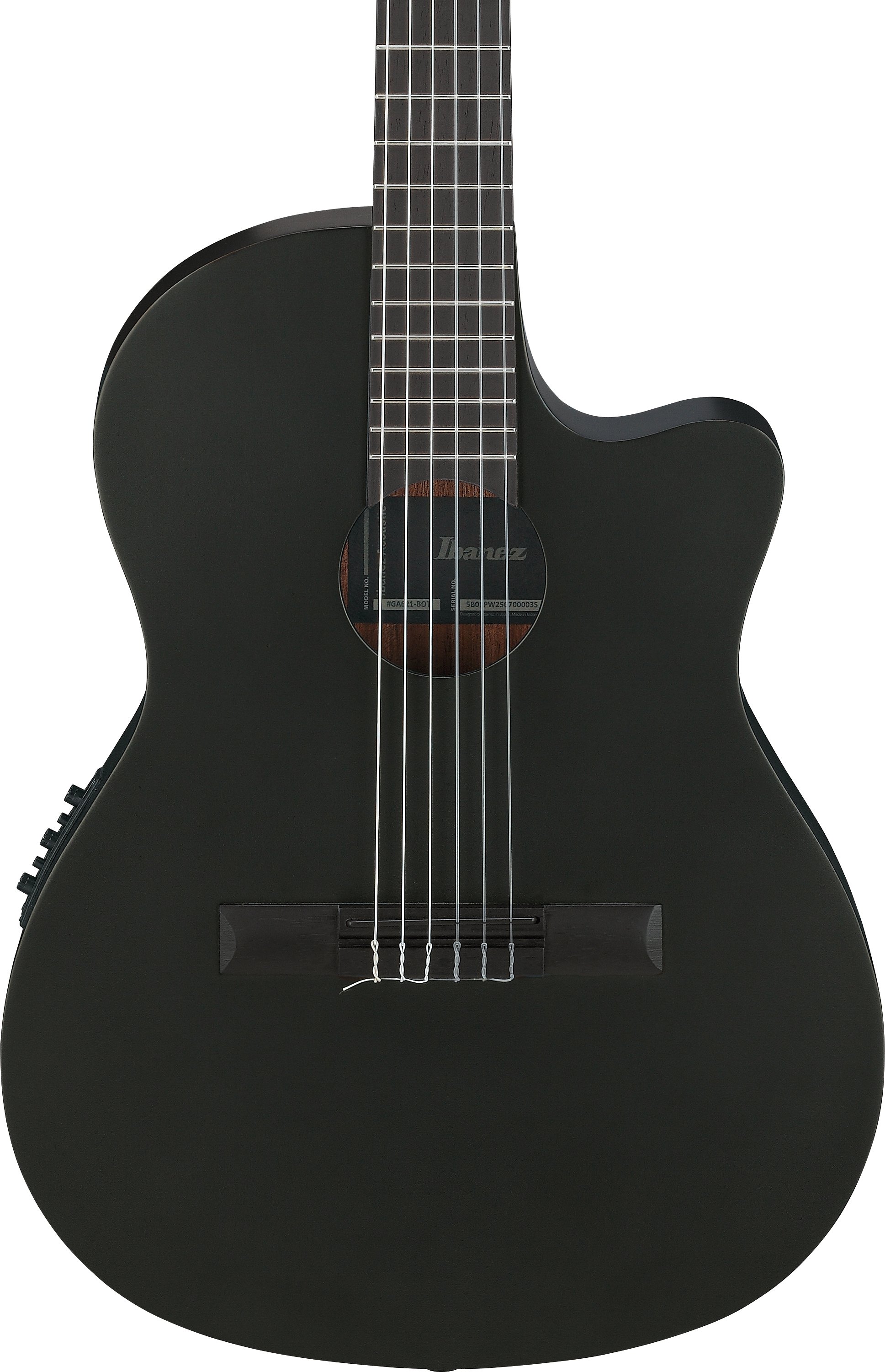 GA621-BOT 4/4 Konzertgitarre Black Out